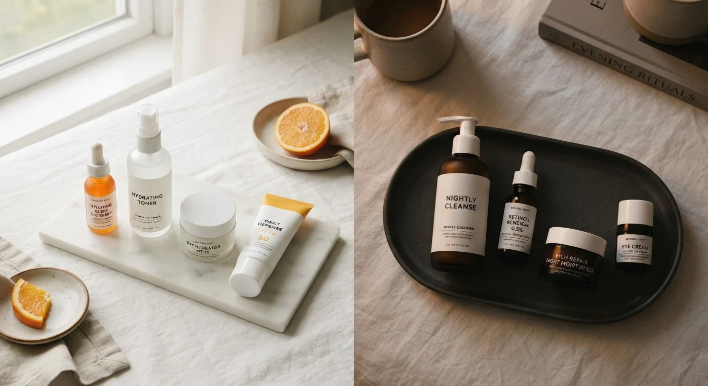 AM vs. PM Skincare: What Changes and What Stays the Same