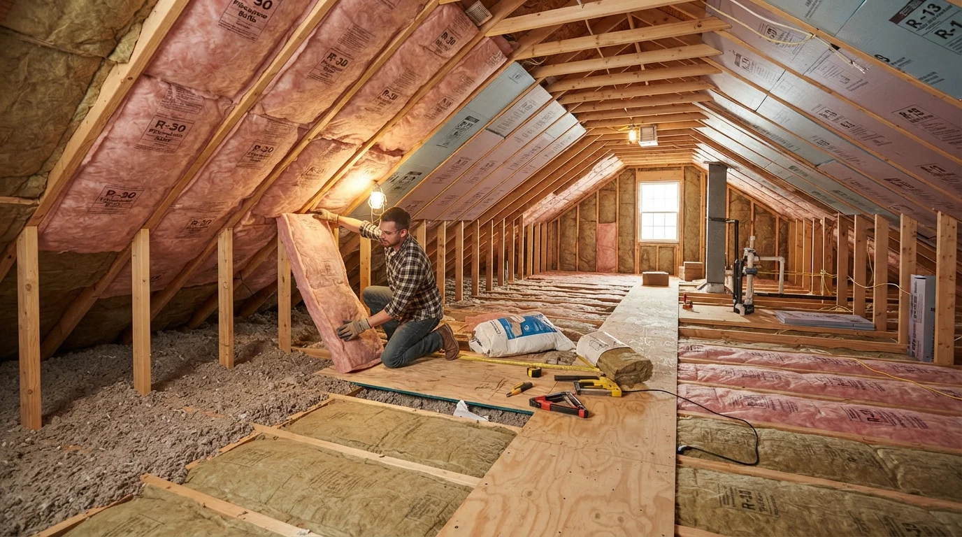 Attic Insulation Types and What Each One Is Actually Suited For