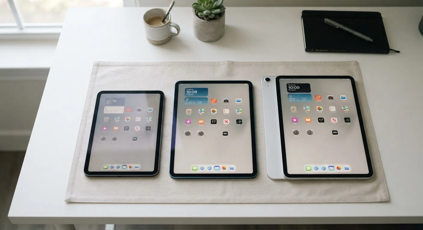 Choosing a Tablet Size: What 8-Inch, 11-Inch, and 13-Inch Actually Feel Like