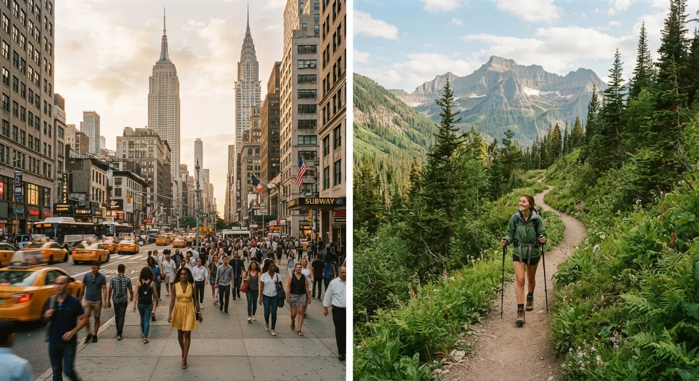 City Break vs. Nature Escape: Choosing the Right Trip Style for Your Travel Goals