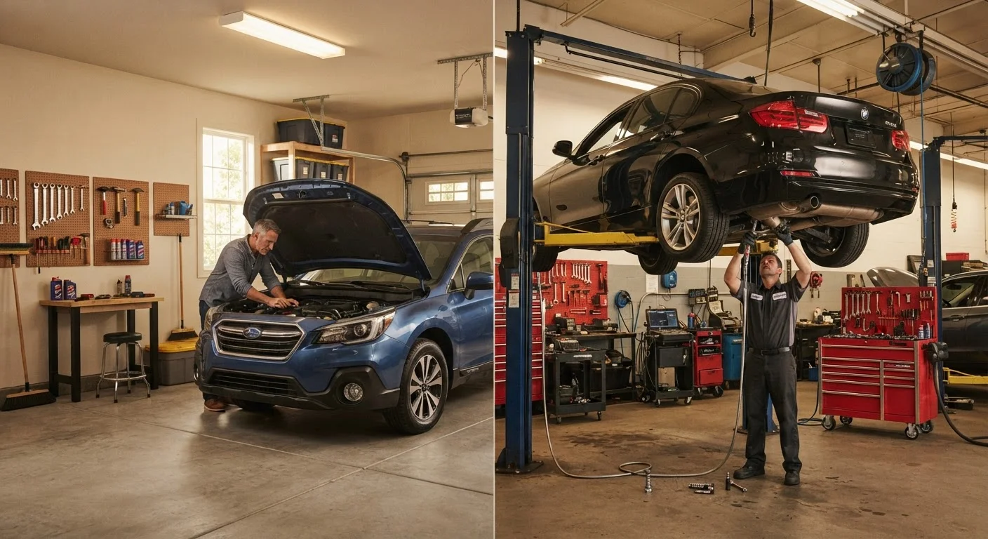 Garage vs. Shop: Deciding Which Car Tasks Are Worth Doing Yourself